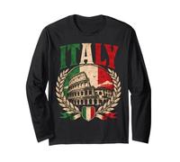 Souvenirs de Voyage Vintage en Italie Manche Longue