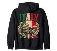 Souvenirs de Voyage Vintage en Italie Sweat à Capuche