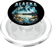 Souvenirs des visiteurs de la dernière frontière de l'Alaska PopSockets PopGrip pour MagSafe