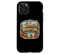 Souvenirs d'État de la Ville Souvenir de Boston Massachusetts Coque pour iPhone 11 Pro