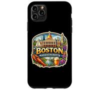 Souvenirs d'État de la Ville Souvenir de Boston Massachusetts Coque pour iPhone 11 Pro Max