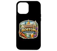 Souvenirs d'État de la Ville Souvenir de Boston Massachusetts Coque pour iPhone 12 Pro Max