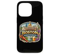 Souvenirs d'État de la Ville Souvenir de Boston Massachusetts Coque pour iPhone 13 Pro