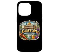Souvenirs d'État de la Ville Souvenir de Boston Massachusetts Coque pour iPhone 14 Pro Max