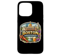 Souvenirs d'État de la Ville Souvenir de Boston Massachusetts Coque pour iPhone 15 Pro Max