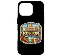 Souvenirs d'État de la Ville Souvenir de Boston Massachusetts Coque pour iPhone 16 Pro