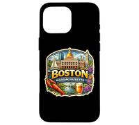 Souvenirs d'État de la Ville Souvenir de Boston Massachusetts Coque pour iPhone 16 Pro Max