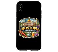 Souvenirs d'État de la Ville Souvenir de Boston Massachusetts Coque pour iPhone XS Max
