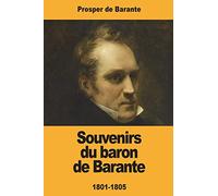 Souvenirs du baron de Barante