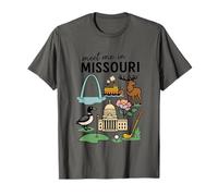 Souvenirs du Missouri avec Symboles emblématiques T-Shirt