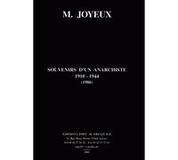 Souvenirs d'un anarchiste - Hélène Joyeux - Tops Eds H.trinquier - broché - Récit