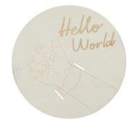 Souvenirs en bois pour annonce de naissance de bébé, support de bracelet gravé pour photographie ou fête prénatale