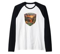Souvenirs Graphiques Fantaisie du Parc National des volcans d'Hawaï Manche Raglan