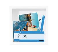 Souvenirs muraux, transparents, résistants à la poussière | Coffret vitrine pour souvenirs et souvenirs pour fleurs séchées, cartes postales, photos, gardes d'entrée, souvenirs, couples