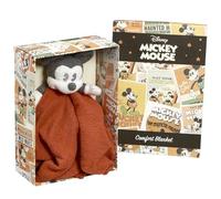 Souvenirs Officiels Disney Mickey - Doudou Mickey Mouse - Couverture Douce et Douillette - Essentiels pour bébé - sans Danger dès la Naissance