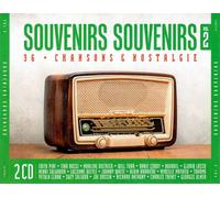 Souvenirs Souvenirs Volume 1 - 36 Chansons & Nostalgie - Chansons Francaise Annees 70 / 80 - Box Geante Crystal - 2 Cd - Titres Originaux