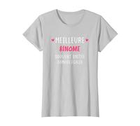 Souvent imitée jamais égalée Meilleure Binôme T-Shirt, Femme, Argent, M