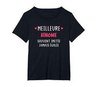 Souvent imitée jamais égalée Meilleure Binôme T-Shirt, Femme Grandes Tailles, Noir, 4X