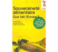 souverainete alimentaire: QUE FAIT L'EUROPE? (0)