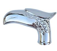 SouvNear Bâton de Marche poignée Forme de la tête d'aigle Main en Couleur Argent - poignées décoratives pour Cannes Bois