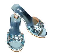 Souza Slipper Hoge hak IJskoningin, L. Blauw Metallic, MT. 30/31 (1 Paar)