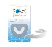 SOVA Junior Gouttière Dentaire Anti-Bruxisme Enfant - 6-12 Ans - Blanc | Ultra-fine 1,6 mm pour enfants de 6 à 12 ans, moulable en 2 min, 8x plus résistante que l'EVA, sans BPA, atteint les molaires