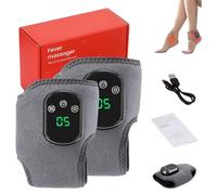 Sovelora Swollen Feet Massager,Wireless 3 in 1 Foot Revive Massager,Heated Ankle Wrap, 5 Heat Leavel (2pcs)