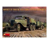 MiniArt Maquette 35257 1/35 WWII Camion soviétique 2T type AAA avec cuisine de camp Neuf