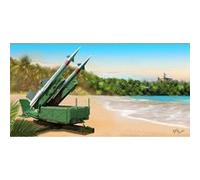 Soviet 5p71 Launcher With 5v27 Missile Pechora (sa-3b Goa) Rounds Loaded - 1:35e - Trumpeter G