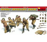 Soviet Artillery Crew Figurine Special Édition Plastique Kit 1:3 5 Model