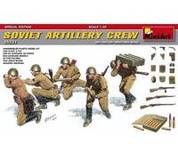 MiniArt – Maquette figurines Soviet Artillery Crew – Édition spéciale – Kit plastique 1:35
