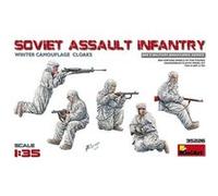 Soviet Assault Infantry(winter Camouflag Cloaks)- 1:35e - Miniart G