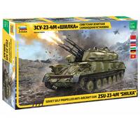 Soviet Automoteur Anti-aircraft Gun ZSU-23-4M Chilka 1:3 5 Plastique Model Kit