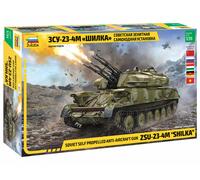 Soviet Automoteur Anti-aircraft Gun ZSU-23-4M Chilka 1:3 5 Plastique Model Kit