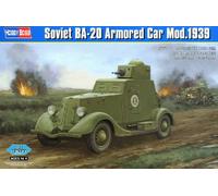 HobbyBoss Maquette soviétique BA-20 Automitrailleuse Mod.1939 1:35e Réf. 83883