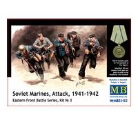 Soviet Marines, Attack, 1941-1942. Eastern Front Battle Series, Kit No. 3figurin