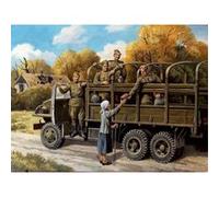 ICM Maquette Infanterie motorisée soviétique (1943-1945) 35635 – Échelle 1/35, 4 figurines
