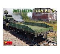 Soviet Railway Flatbed 16,5-18 T - 1:35e - Miniart