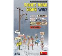 Soviet Road Signs Ww2 - 1:35e - Miniart