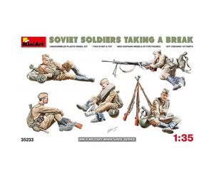 Soviet Soldiers Taking A Breakmaquette Figurines Soviet Soldiers Taking A Break