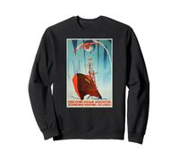 Soviet Vintage USSR CCCP Russia Propaganda, Space Ship Retro Sweatshirt