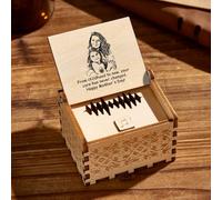 Soview Cadeau de fête des mères personnalisé pour maman, boîte à musique personnalisée avec nom de photo, boîte à musique de chanson enregistrée pour cadeau d'anniversaire de maman