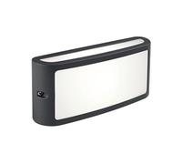 Sovil Applique Murale Tactile 14 LED 10W Noir cm22x6, 4x10, 8h Extérieur I