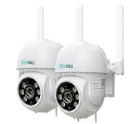 SOVMIKU 2CA3 AI Mini Caméra de Sécurité Automatique de Suivi 2K Sans Fil pour Extérieur, 2 Ans de Stockage Cloud Gratuit, Audio Bidirectionnel, Facile à Configurer, Vue à 360°, Pan/Tilt, Vision