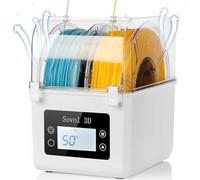 Sovol Sécheur de Filament SH01, Blanc | Deshydrateur Filament Dryer 2 Rouleaux imprimante 3D pour PLA/PETG/TPU/Matériaux d'impression 3D en Filament