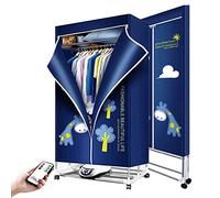 SOVORM Égouttoir Portable pour la Maison, sèche-Linge électrique 1500 W, sèche-Linge Pliable à économie d'énergie avec télécommande, séchage à l'air Chaud pour Appartements, Energy-E The New