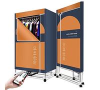 SOVORM Étendoir à Linge, 1500 W Pliable et Portable à 2 Niveaux, étendoir électrique à économie d'énergie, Armoire de séchage à air Chaud, séchage Rapide avec télécommande, minuterie réglable de 240