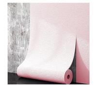 SOVORM Papier Peint en Mousse Auto-adhésif 10M, Effet Texture Lin, Papier Peint Simple Et Moderne pour La Décoration De La Maison Et La Rénovation De Meubles, Doux Et Anti-Collision (Color : Pink)