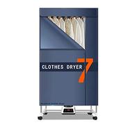 SOVORM Sèche-Linge électrique Chauffant 1100 W, en Acier Inoxydable, Portable, pour la Maison, sèche-Linge électrique sur Pied, Protection Contre la surchauffe, 2 Niveaux pour Appartement The New