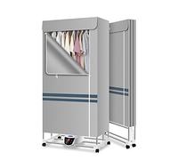 SOVORM Sèche-Linge électrique d'intérieur, étendoir à Linge électrique Portable à 2/3 Niveaux, Pliable, 2300 W, économie d'énergie (Anion), minuterie Automatique numérique pour la Maison The New